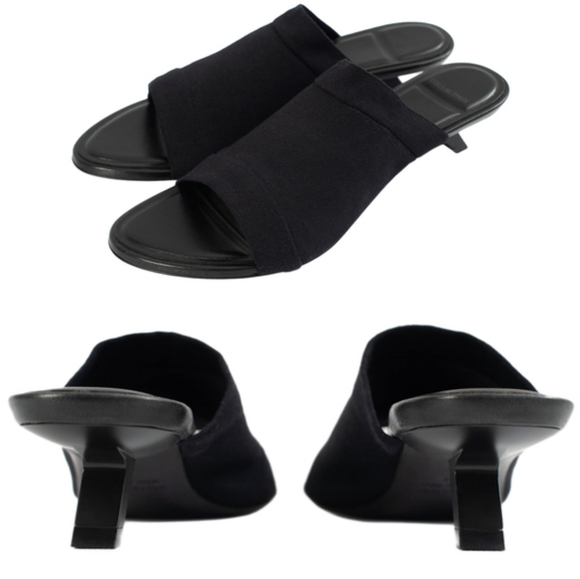 Balenciaga 40mm heel stretch mule sandals 🖤 - Picture 3 of 14